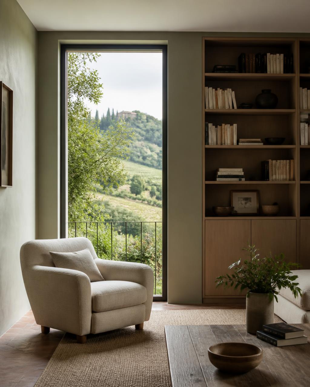 All'ombra della Rocca di Asolo — progetto di living a Asolo (TV)